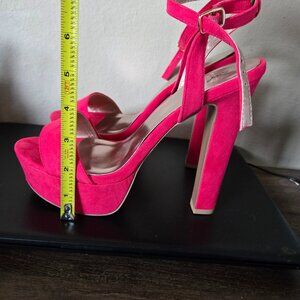 Hot pink heels